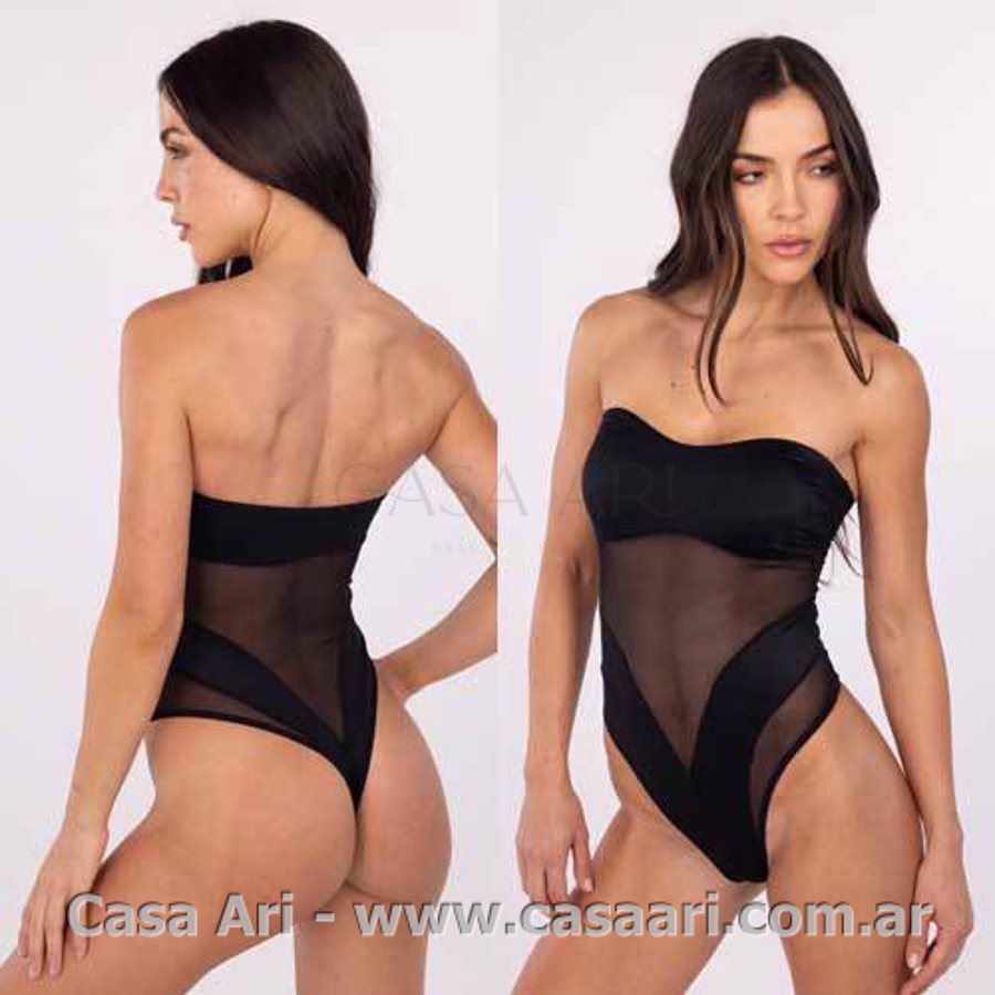 body strapless microfibra