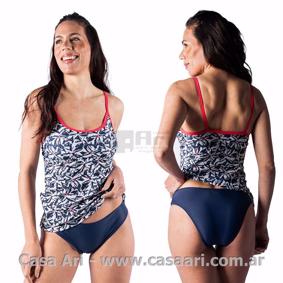 TANKINI ENVIVADA BOMBACHA LISA