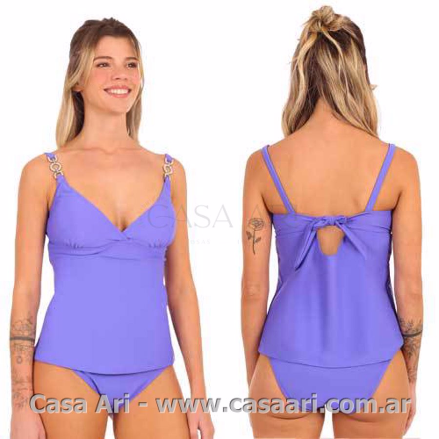 TANKINI BOMBACHA CINTURA CRUCE