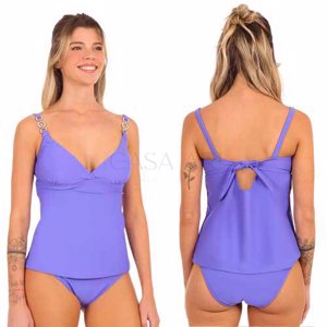 TANKINI BOMBACHA CINTURA CRUCE