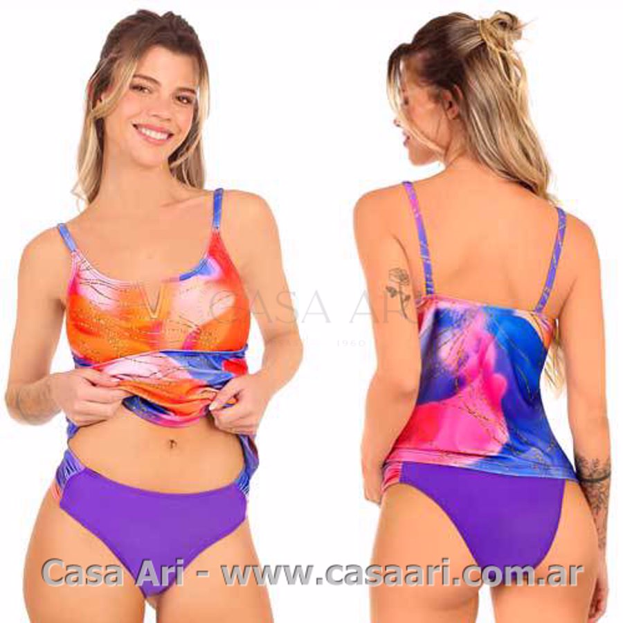 TANKINI BONB.LATERAL DRAPEADO