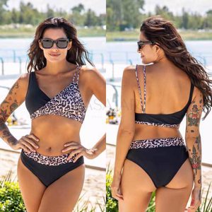 bikini combinada animal print