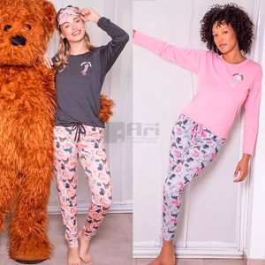pijama m/l modal pantalon sublimado