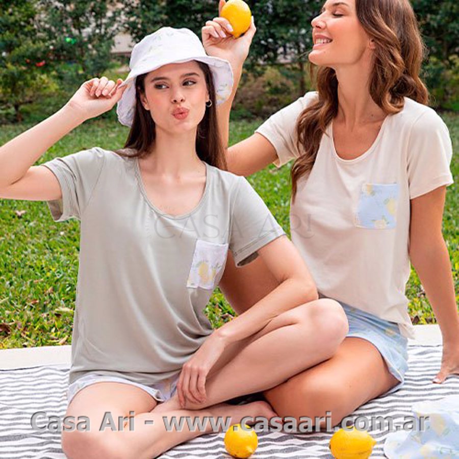 pijama modal m/c short sublimado