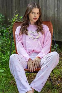 PIJAMA M/L MODAL PANT.CORAZONE
