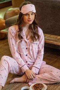 PIJAMA M/L MODAL ABOTONADO