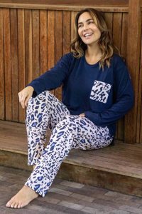 PIJAMA 5-6-7 M/L MODAL PANT.ANIMAL