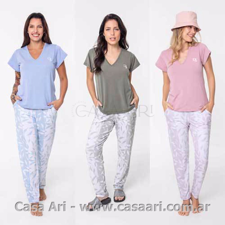 pijama t.5-6-7 en modal pantalon largo