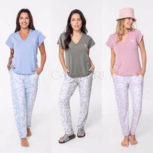 pijama t.5-6-7 en modal pantalon largo