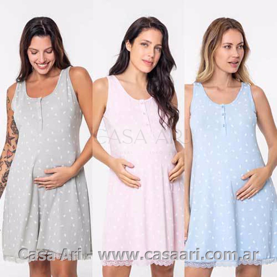 camisola maternal estampado