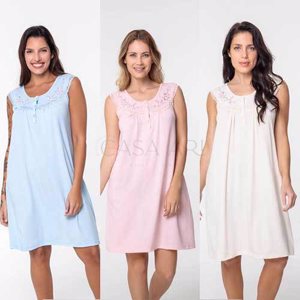 camison con bordado en modal