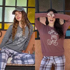 PIJAMA M/L MODAL PANT.CUADROS
