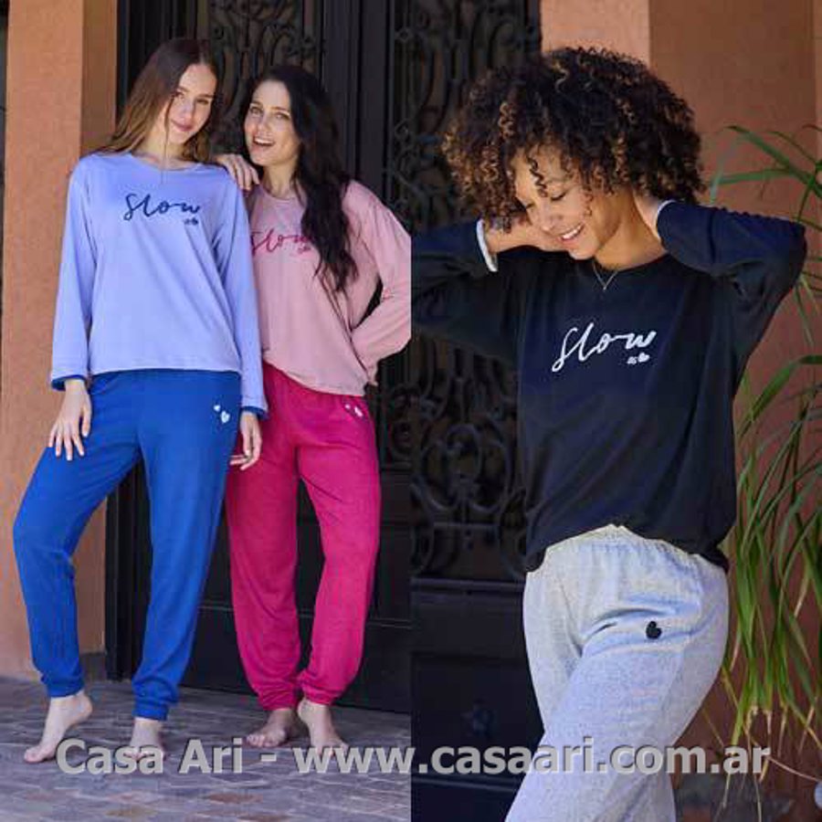 PIJAMA M/L COMBINADO LANILLA