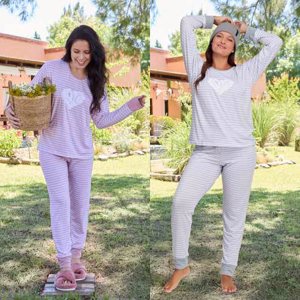 PIJAMA M/L RAYADO