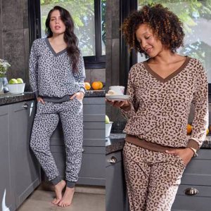 PIJAMA M/L MODAL ANIMAL PRINT