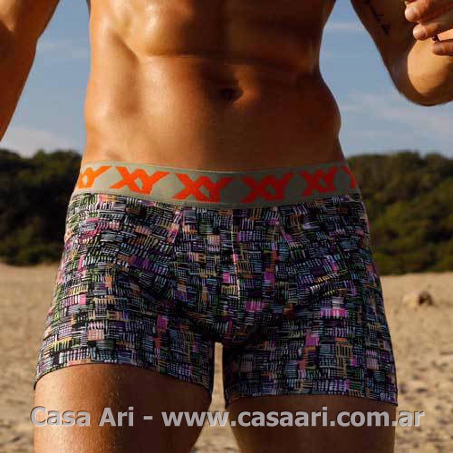 boxer alg/lycra estampado