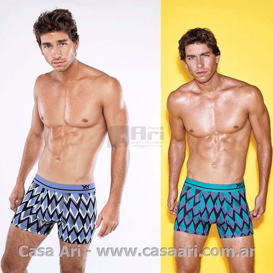 boxer estampado rombo