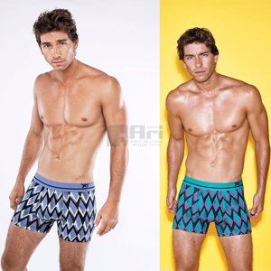 boxer estampado rombo