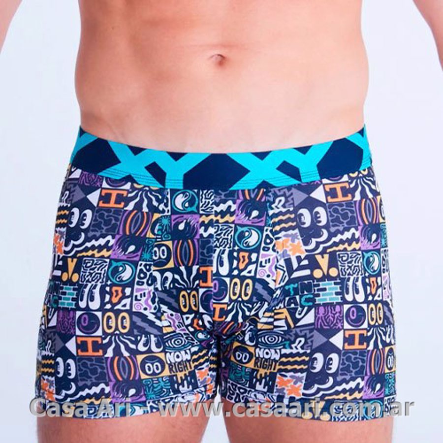 boxer alg/lycra estampado