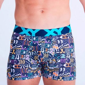 boxer alg/lycra estampado