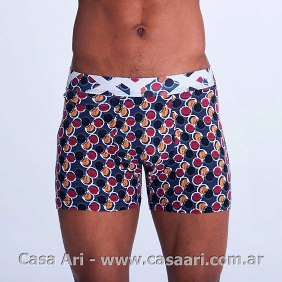 boxer alg/lycra estampado