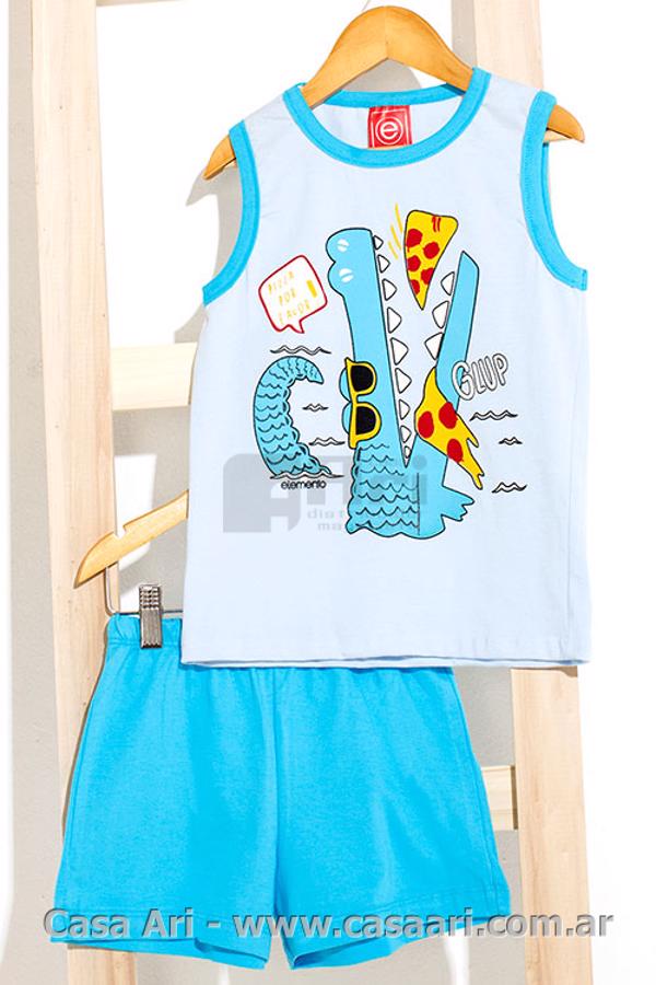 pijama niño s/m lagarto