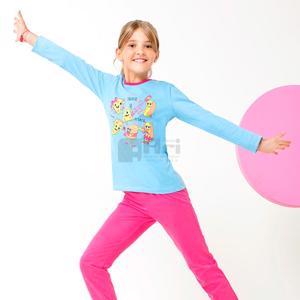 pijama m/l niña pantalon con puño