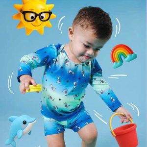 malla bb remera uv + short