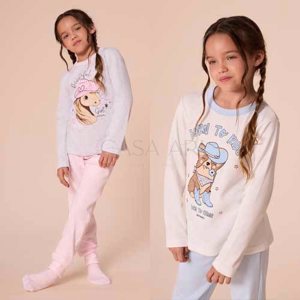 PIJAMA M/L NIÑA COWGIRL JERSEY