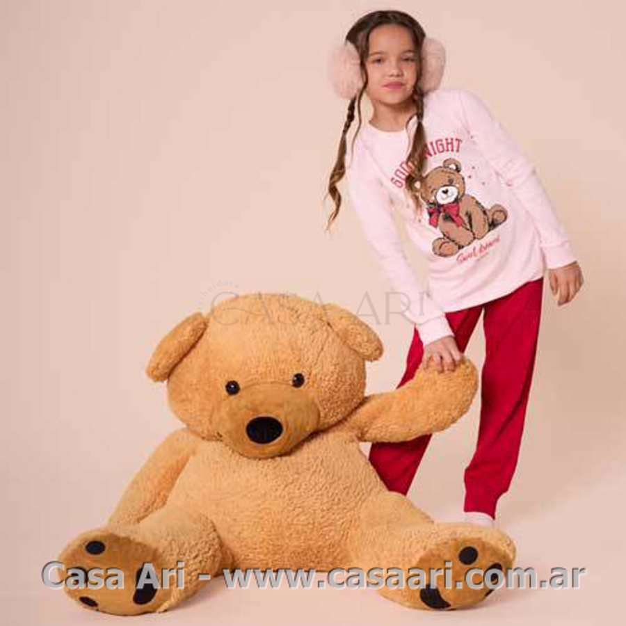 PIJAMA M/L NIÑA OSITOS INTERLOCK