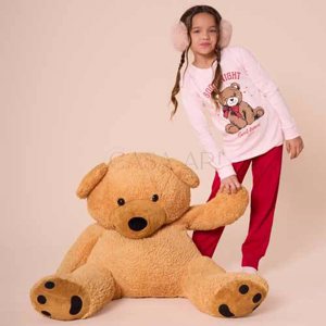 PIJAMA M/L NIÑA OSITOS INTERLOCK