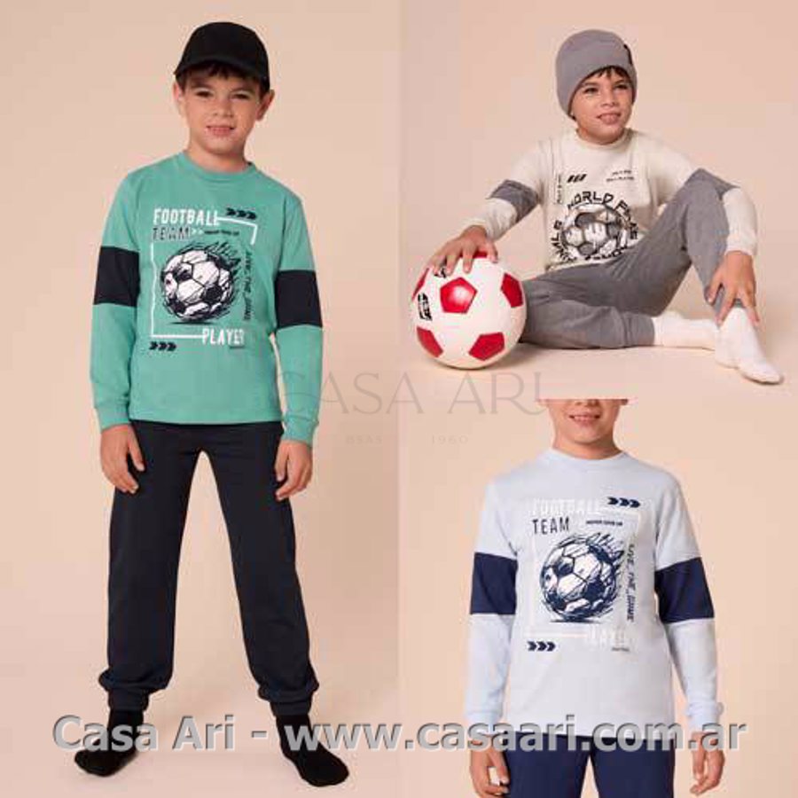 PIJAMA M/L VARON FUTBOL JERSEY