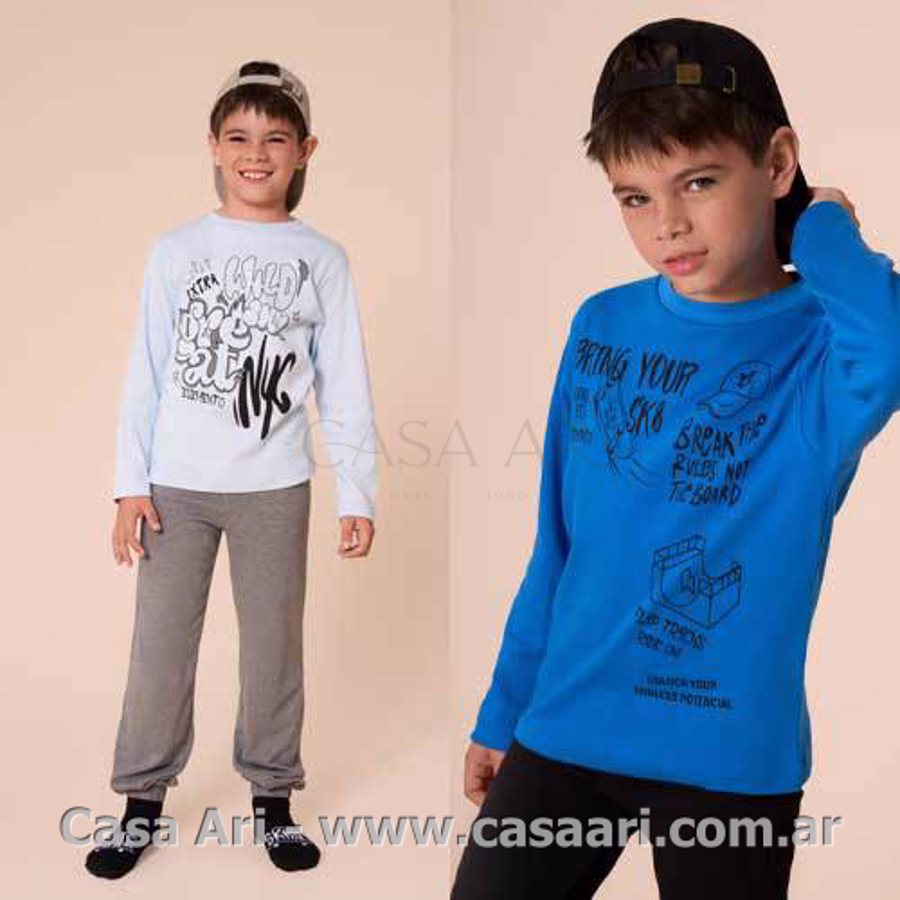 PIJAMA M/L VARON URBAN ESKATE INTERLOCK