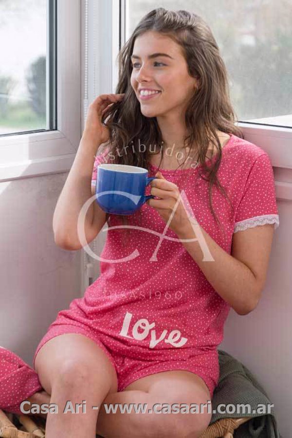 pijama m/c estampado