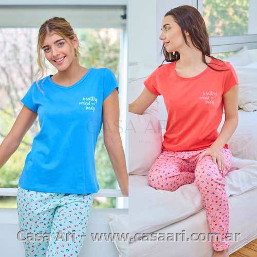 PIJAMA M/C PANT LARGO ESTAMP