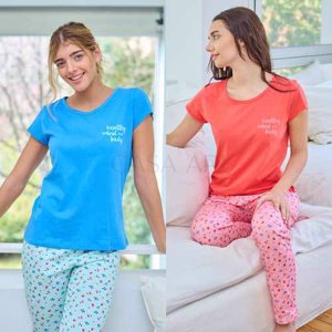 PIJAMA M/C PANT LARGO ESTAMP