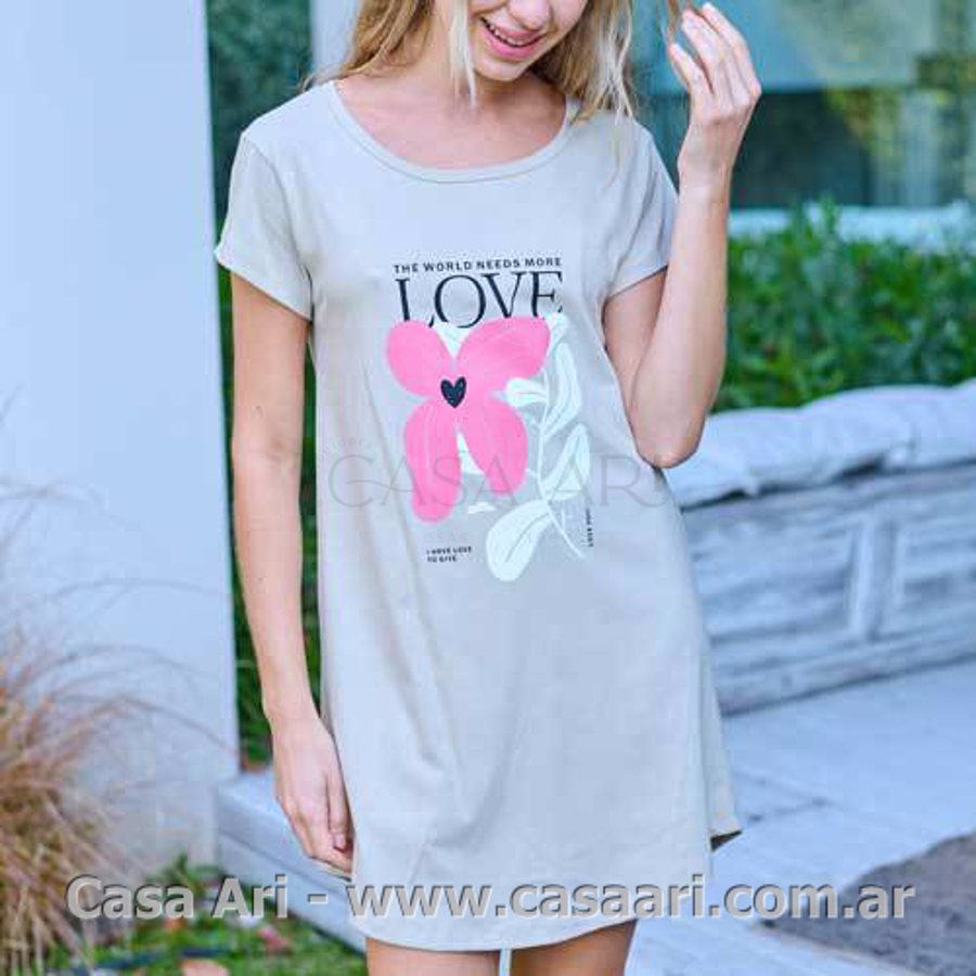 CAMISOLA M/C CON ESTAMPA