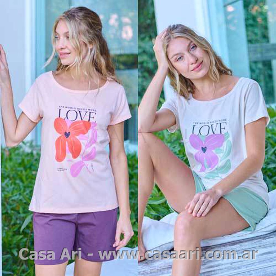 PIJAMA M/C ESTAMPADO