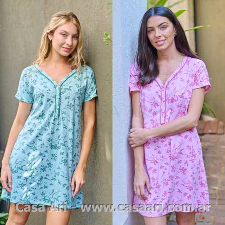 camison m/c con boton