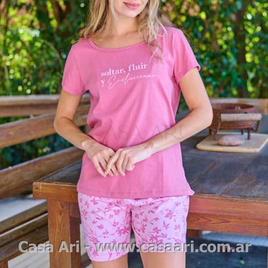 PIJAMA M/C SHORT ESTAMPADO