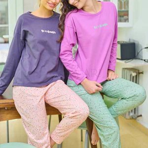 PIJAMA M/L PANTALON ESTAMPADO