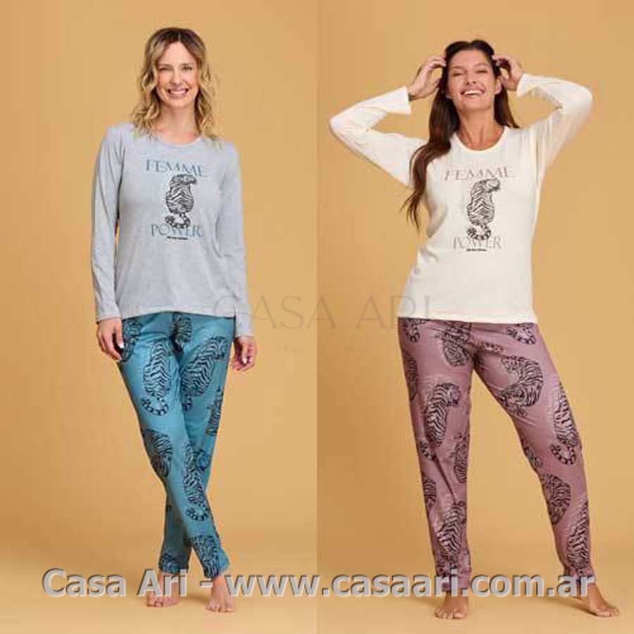 PIJAMA M/L CASACA LISA