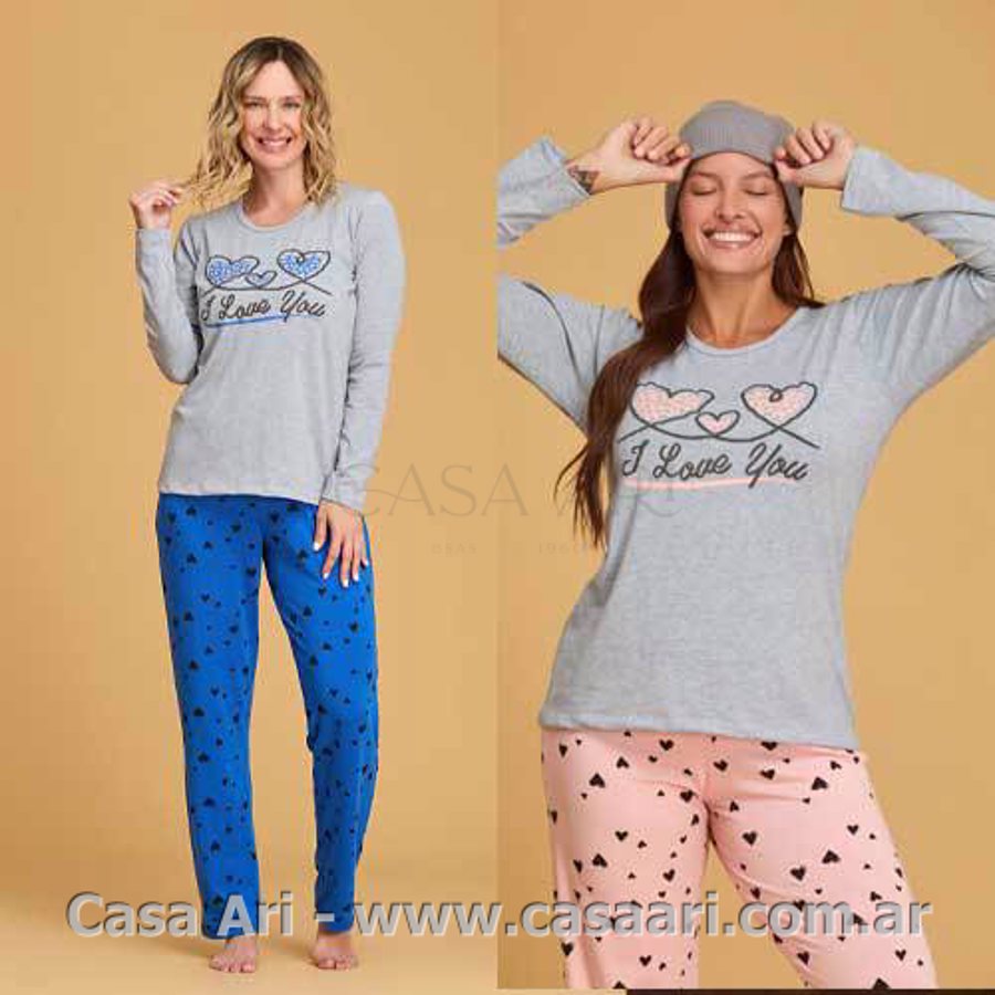 PIJAMA M/L CASACA LISA