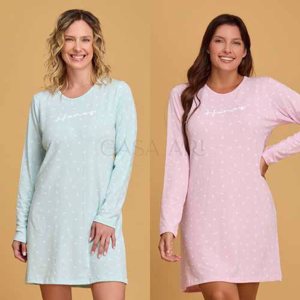 CAMISOLA M/L MODAL ESTAMPADO