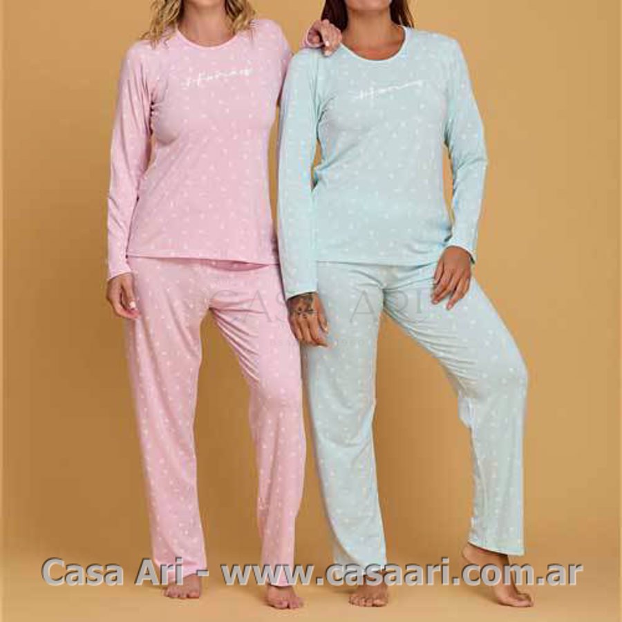 PIJAMA M/L MODAL ESTAMPADO