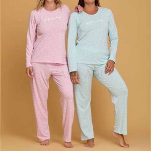PIJAMA M/L MODAL ESTAMPADO