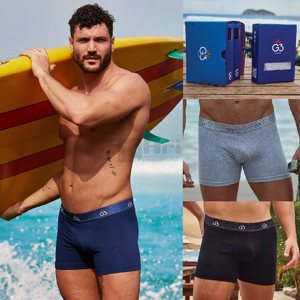 pack x3 boxer liso
