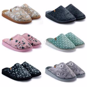 chinela plush estampado