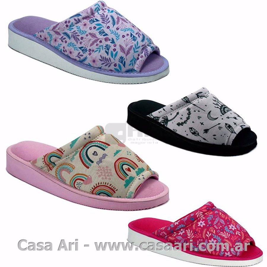 Mayorista pantuflas once hot sale