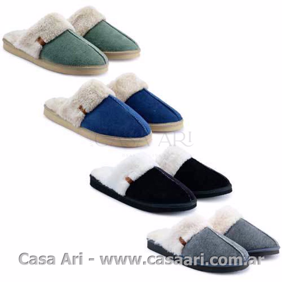 chinela plantilla corderito